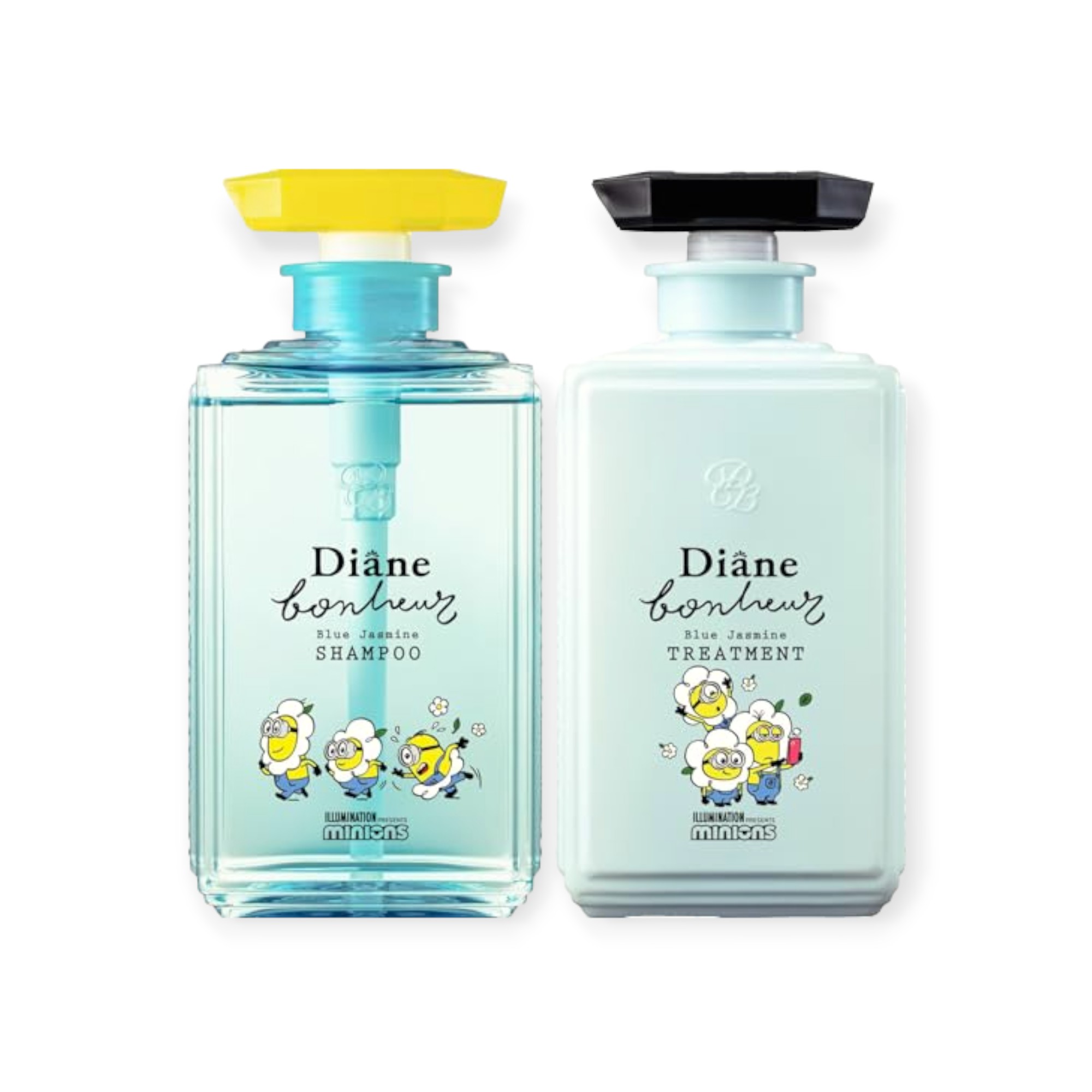 【ダイアンボヌール/ミニオン】 シャンプー & トリートメント [ブルージャスミンの香り] シャイン ダイアンボヌール 500ml×2