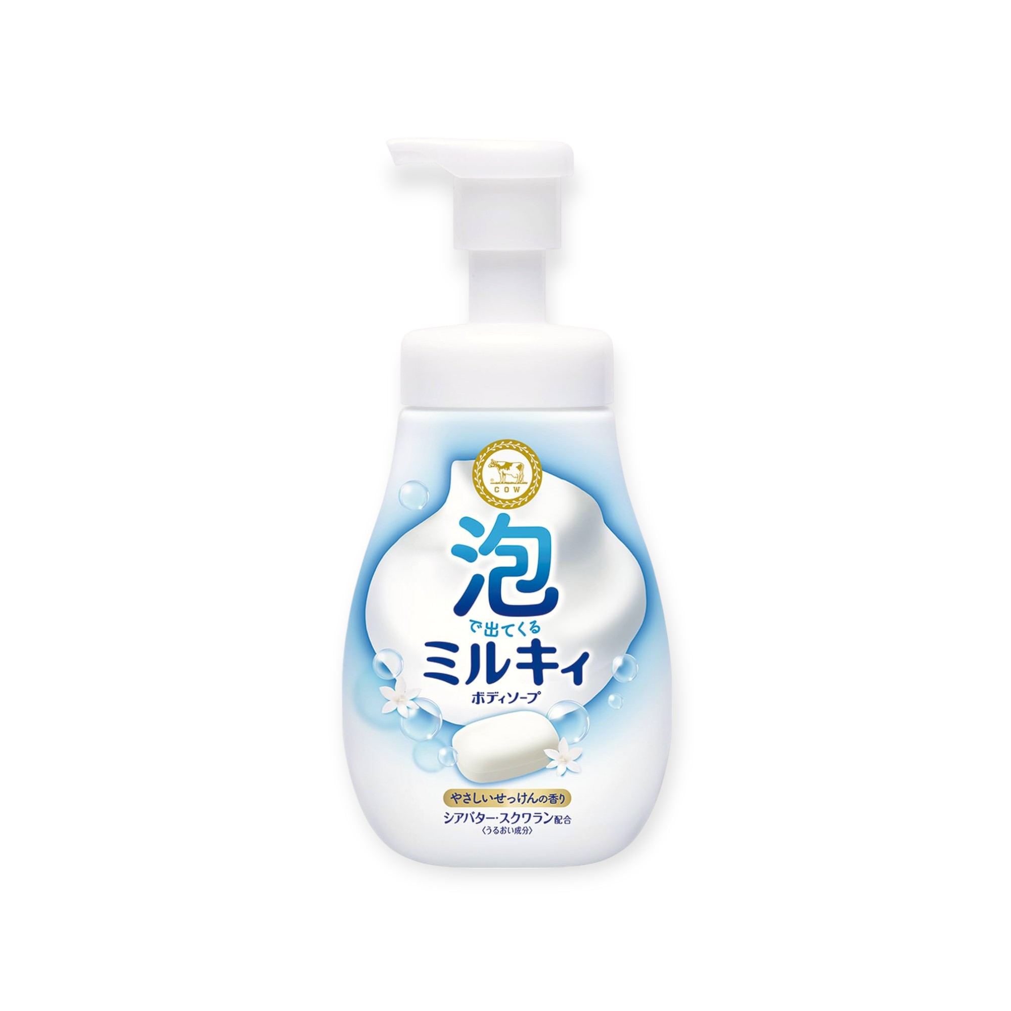 泡ミルキィボディソープやさしいせっけん