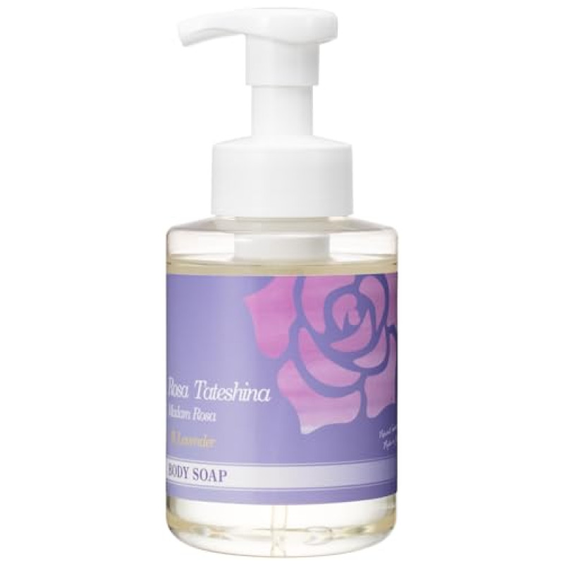 ラベンダーボディソープ MadamRosa 泡タイプ380mL ボディソープ 優しい香り 贅沢なバスタイム 洗浄 浴用 ハーブコスメ 蒸留水＆天然精油を配合