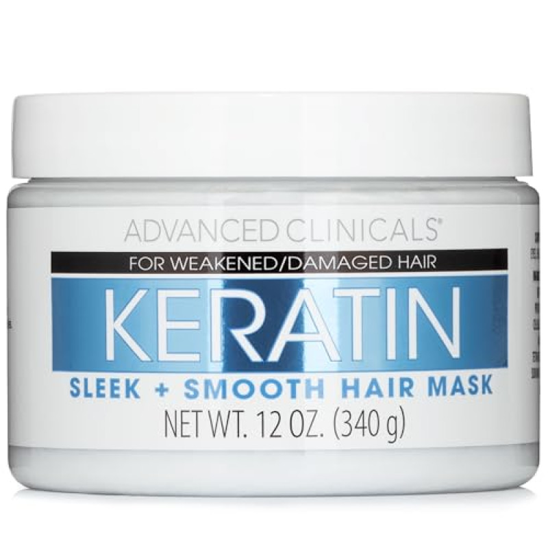 Advanced Clinicals ケラチン ヘアマスク ヘアパック ベタつかない アドバンスドクリニカルズ 大容量