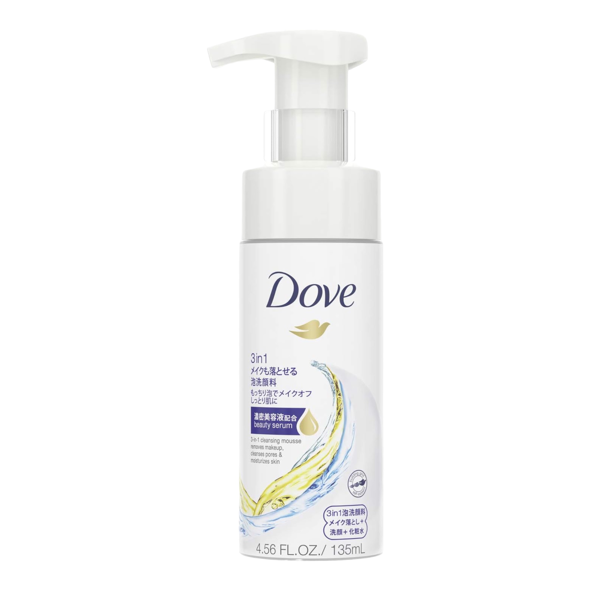 Dove ダヴ 3in1 メイクも落とせる 泡 洗顔料