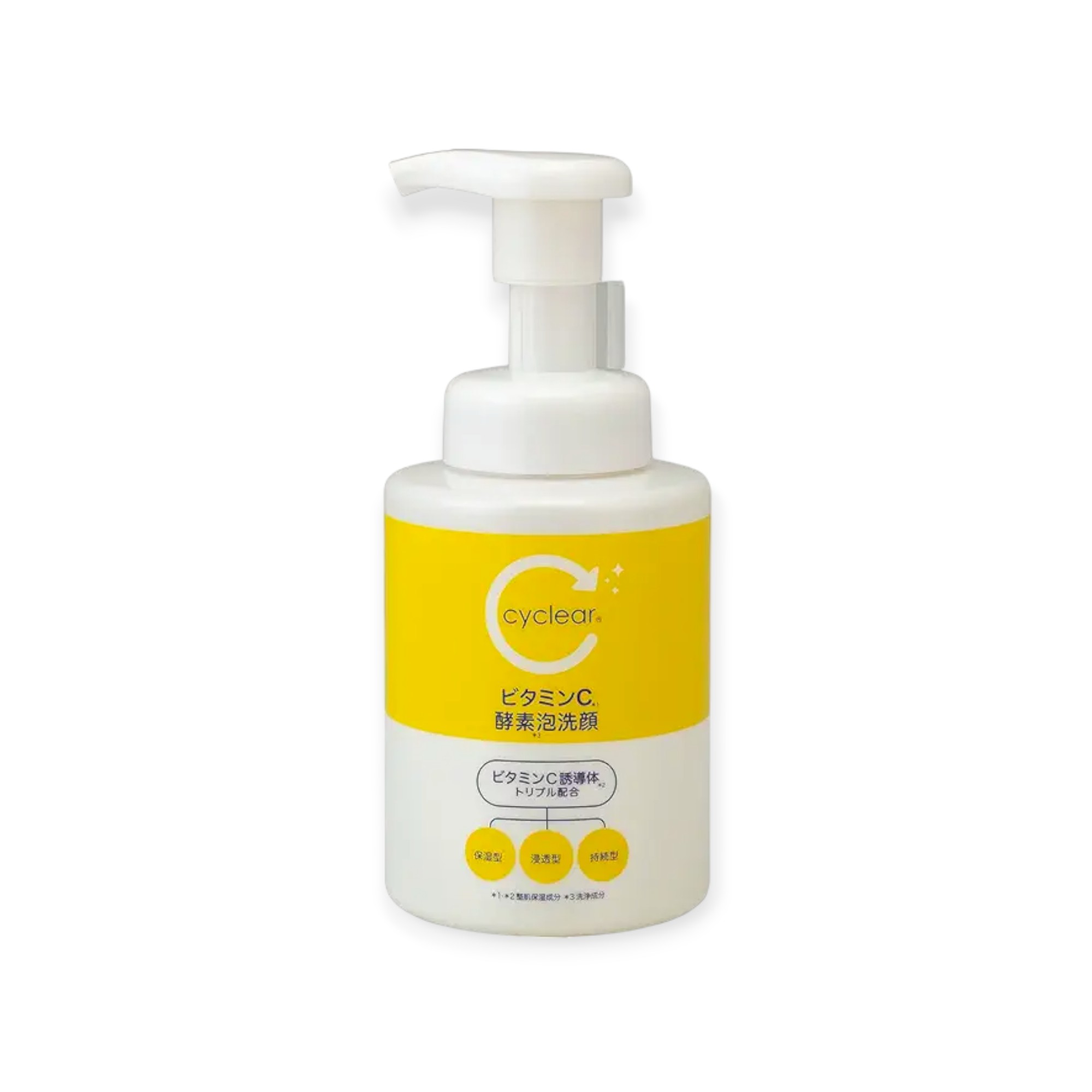 cyclear(サイクリア) ビタミンC 酵素泡洗顔