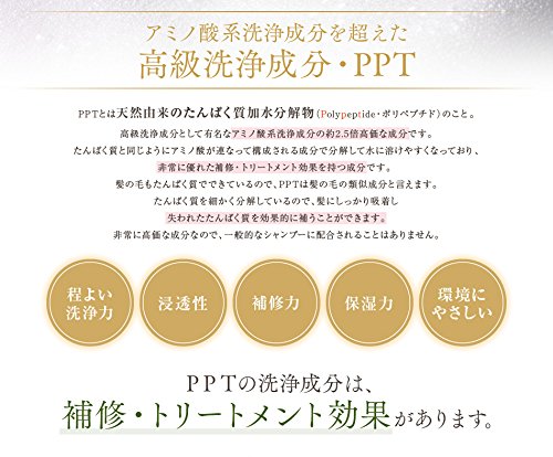 ココイル加水分解コラーゲンK、ラウロイル加水分解シルクNa PPTコラーゲン&シルクシャンプー 脂性肌～普通肌用(ふんわり)